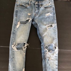 MNML Skinny Ripped Jeans
